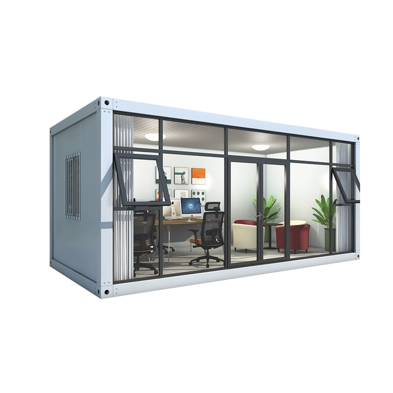 Casa contenitore con pannelli sandwich