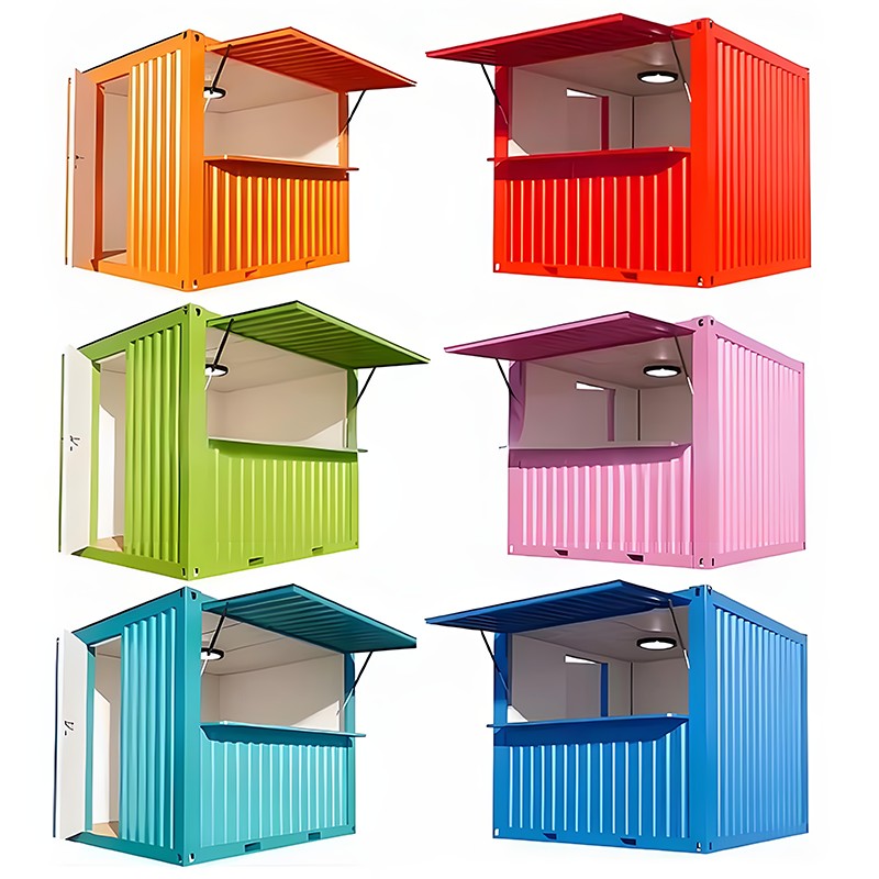 Piccolo negozio contenitore (pannello a parete ondulato)