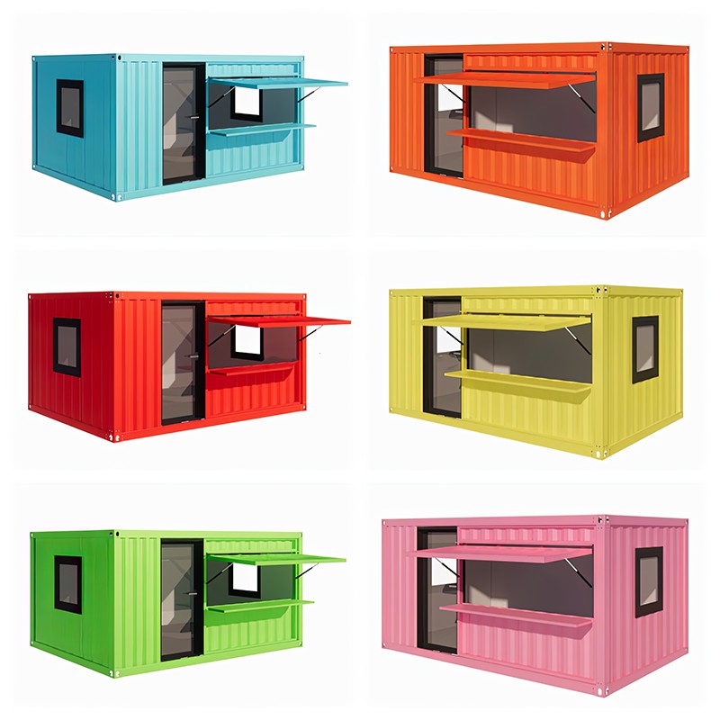 Piccolo negozio contenitore (pannello a parete ondulato) Piccolo negozio contenitore (pannello a parete ondulato)
