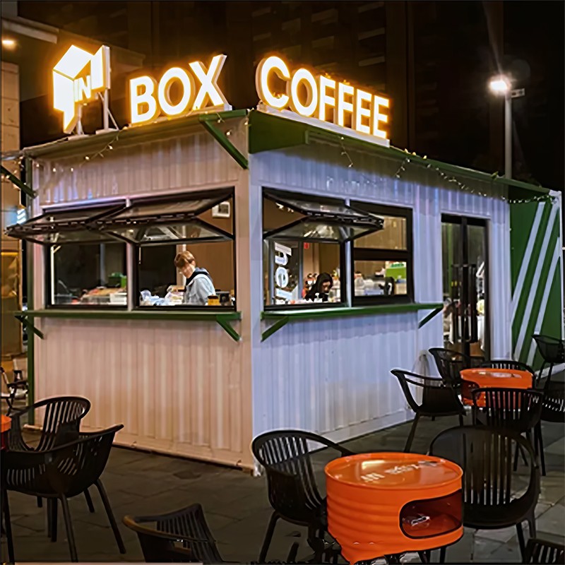 Piccolo negozio contenitore (pannello a parete ondulato) Piccolo negozio contenitore (pannello a parete ondulato)